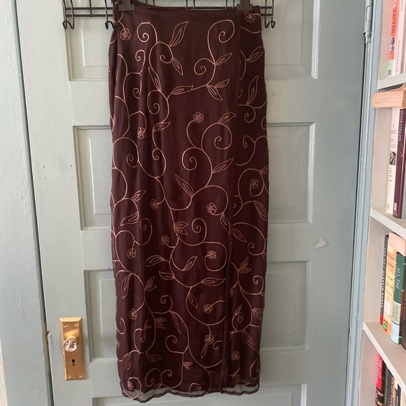 Express Dresses & Skirts - Express Brown Maxi Skirt Size Med